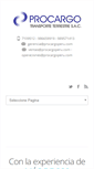 Mobile Screenshot of procargoperu.com